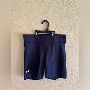 Under Armour Women's Dark Blue Athletic Shorts